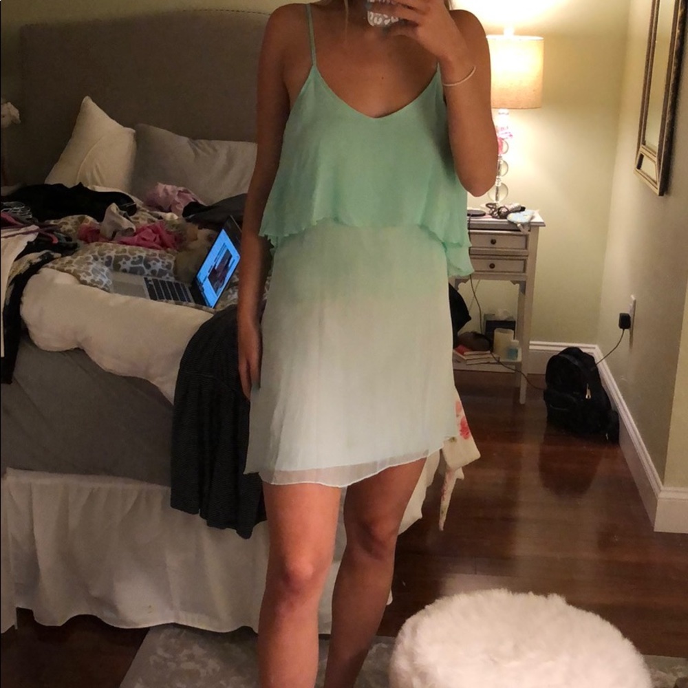 Planet blue dress